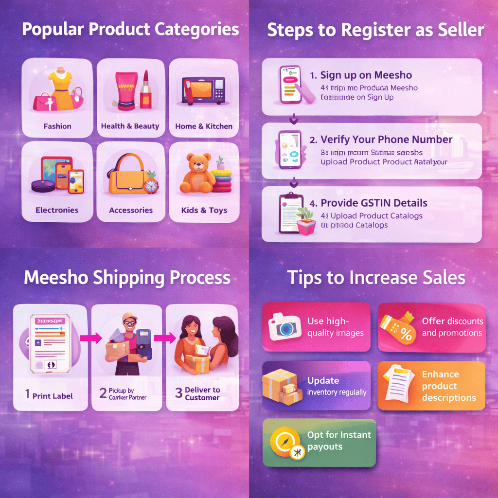Step Process to Start Selling on Meesho